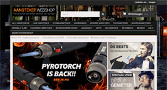 Desktop Screenshot of aanstekerwebshop.nl